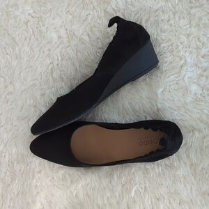 Waterproof Black Wedges
